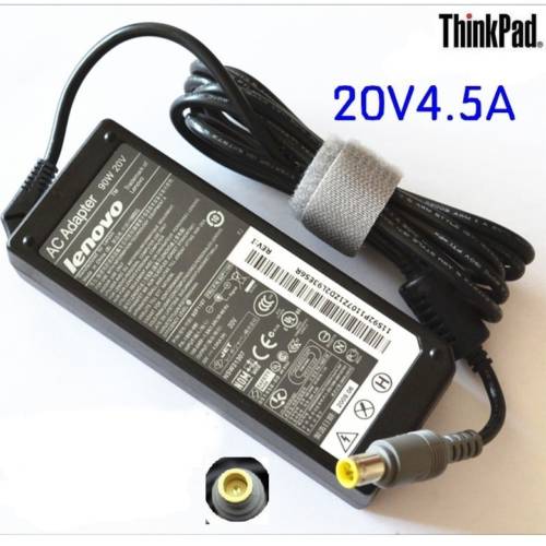 Genuine Original OEM IBM Lenovo 90W 20V 4.5A AC Adapter Charger Power Supply Cord wire for ThinkPad R60 R61 T60 T61