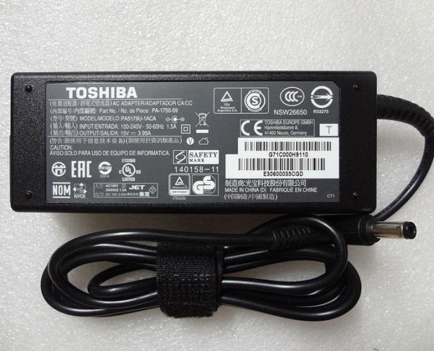 Genuine Original 19V 3.42A 65W Toshiba Satellite L650 L655 L750 L755 AC Adapter Charger Power Supply Cord wire