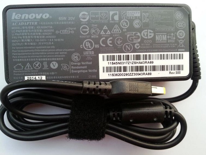 Genuine Lenovo 20V 2.25A 45W Slim AC Adapter for ADLX45NLC3 36200246 original Charger Power Supply Cord wire