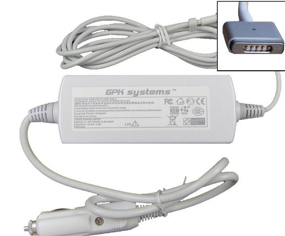 Apple MacBook Pro MD212LL-A 13.3-Inch 12V car Adapter Charger Power Supply Cord wire 